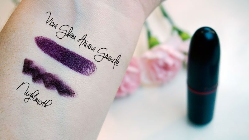 skonhetsblogg-sminkblogg-ariana-grande-lipstick-mac-swatches-viva-glam